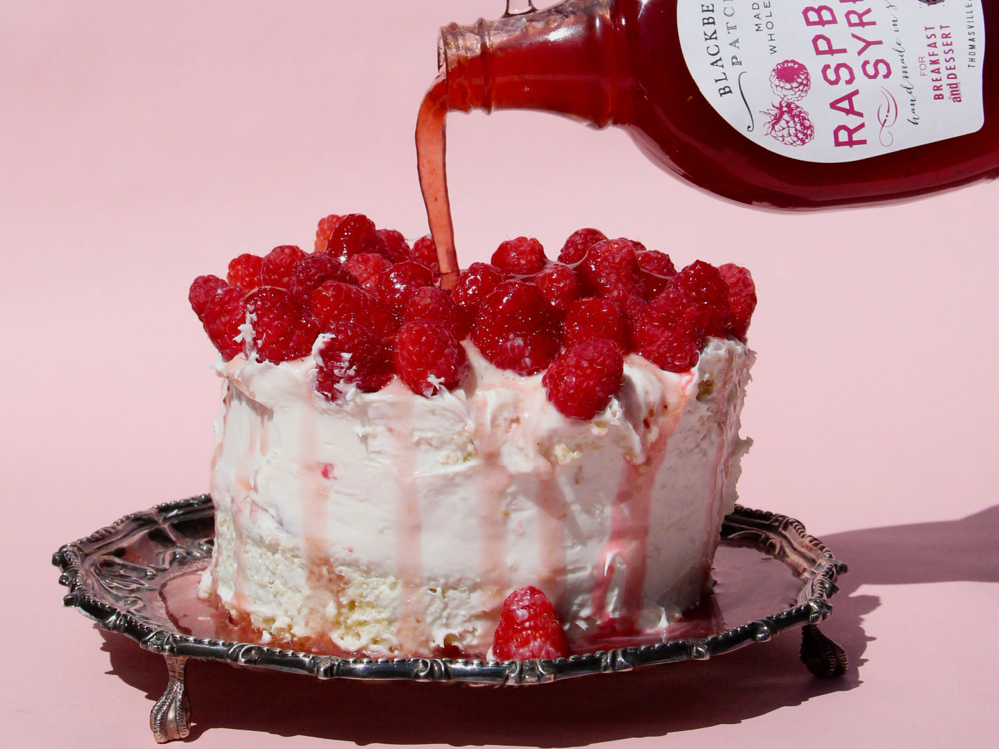 Raspberry Cream Cake