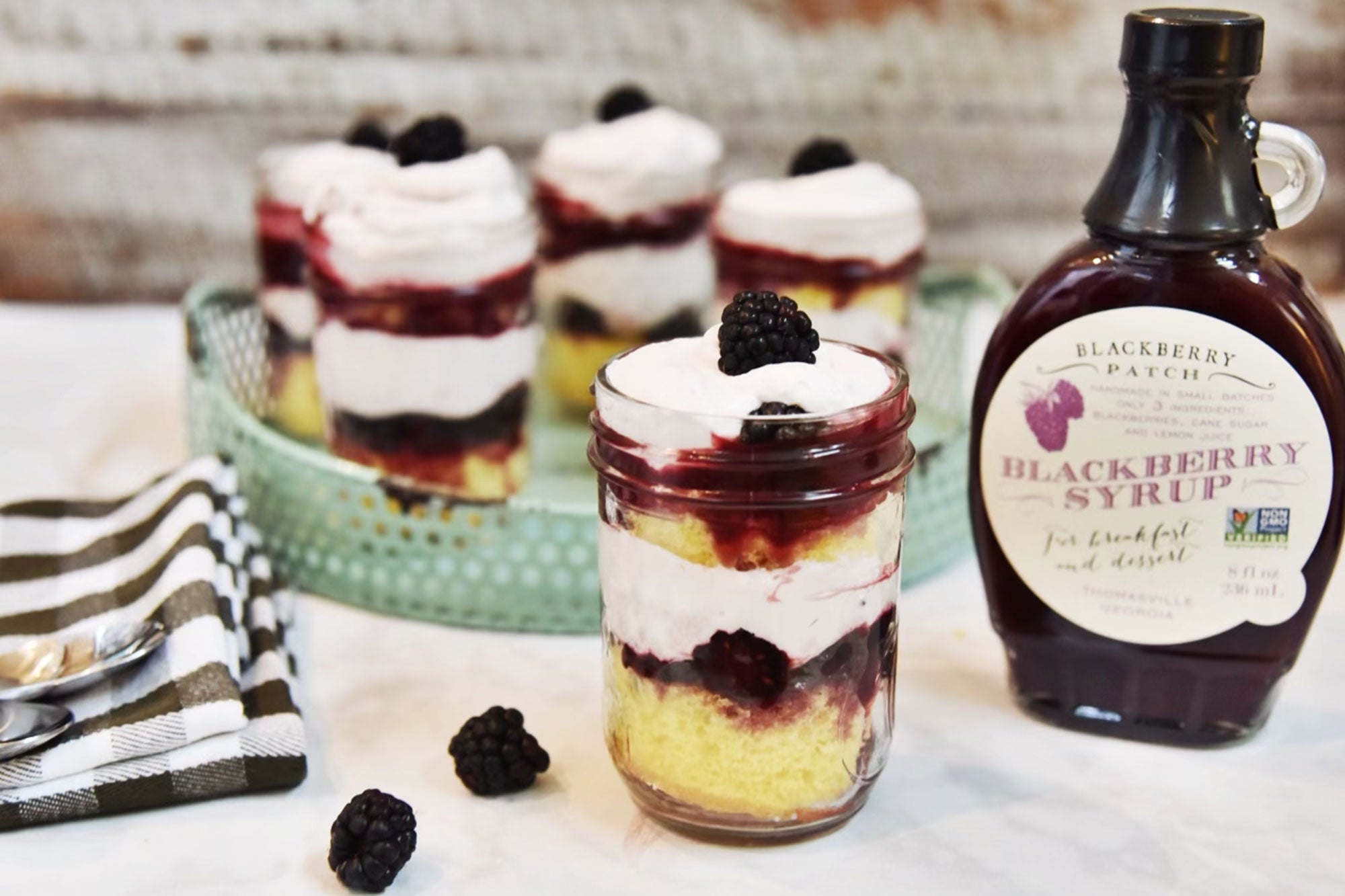 Blackberry Lemon Trifle