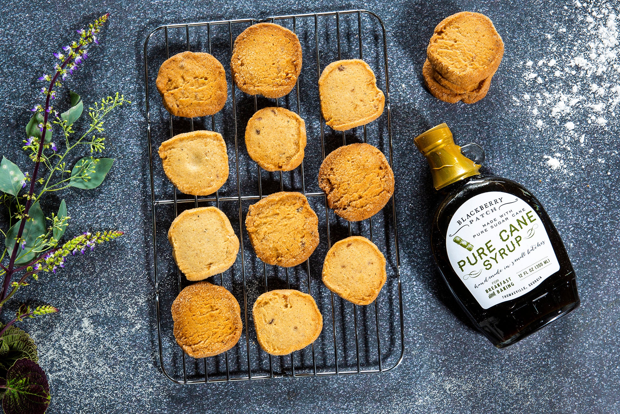 Recipe photo of Cane Ginger Cookies using Blackberry Patch Pure Cane Syrup