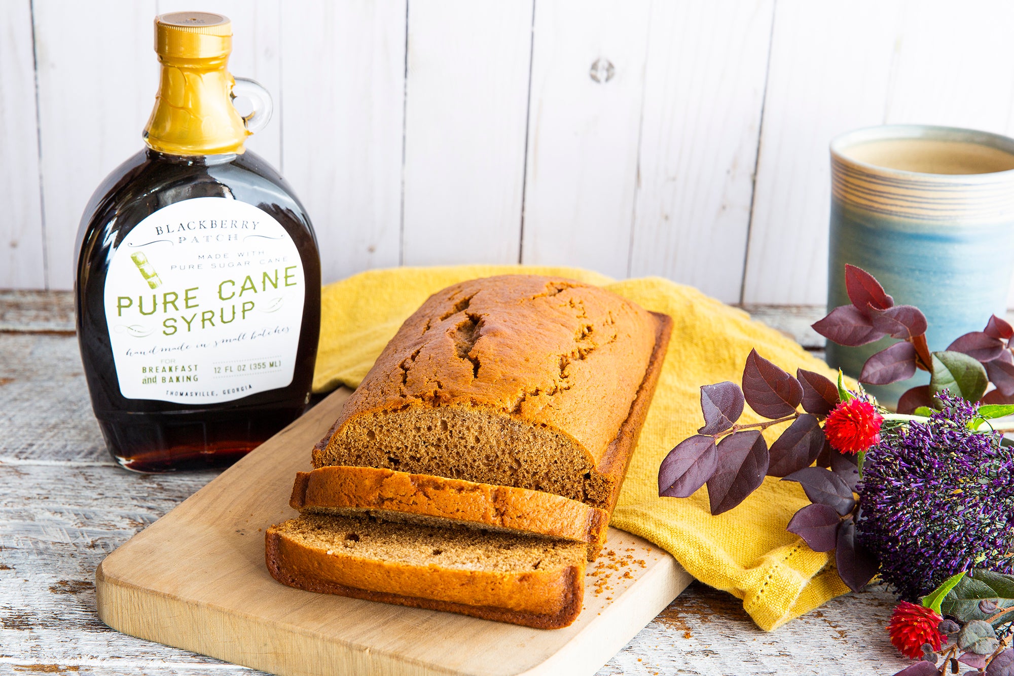 Recipe photo of Cane Syrup Loaf Cake using Blackberry Patch Pure Cane Syrup