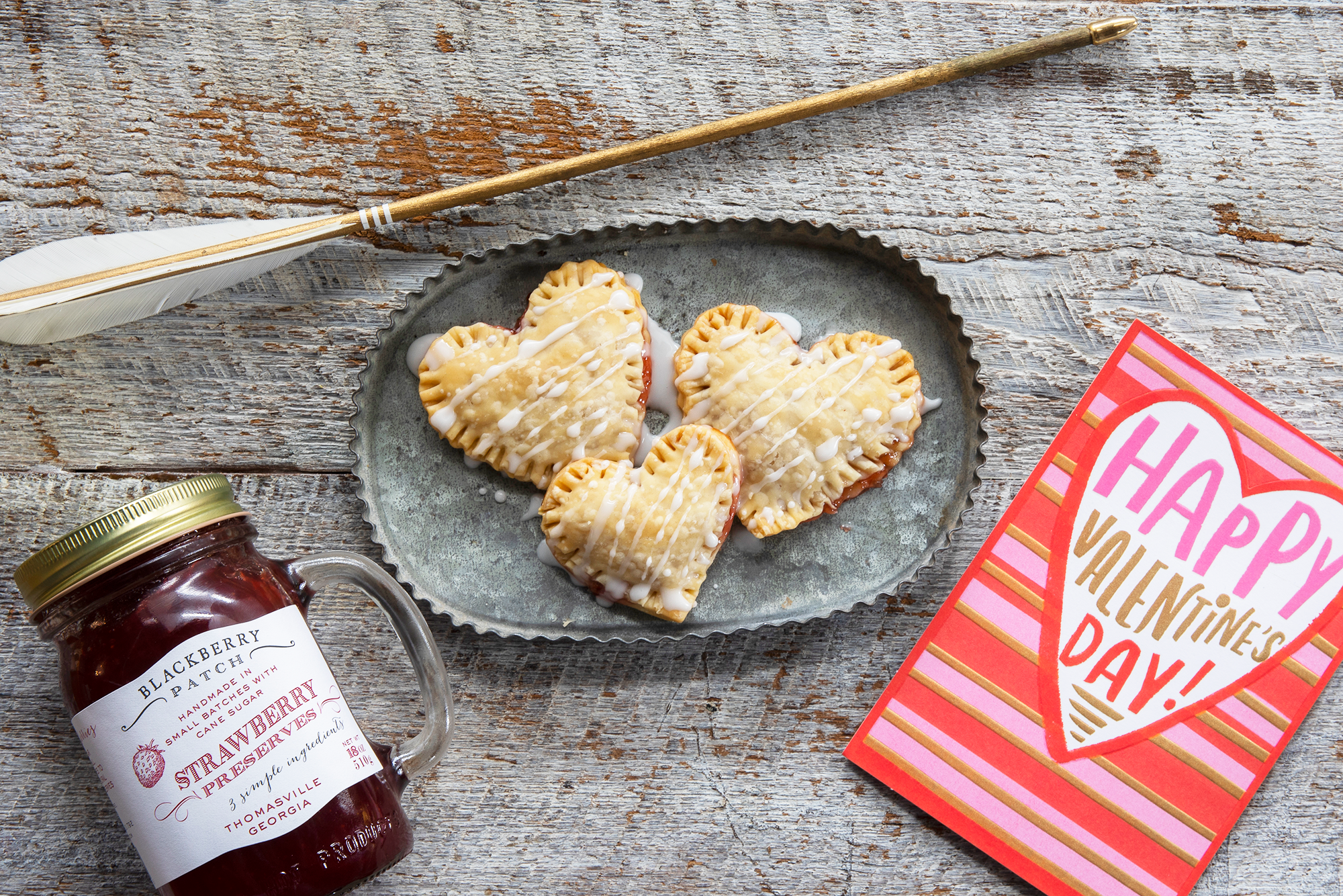 Heart Shaped Strawberry Poptarts