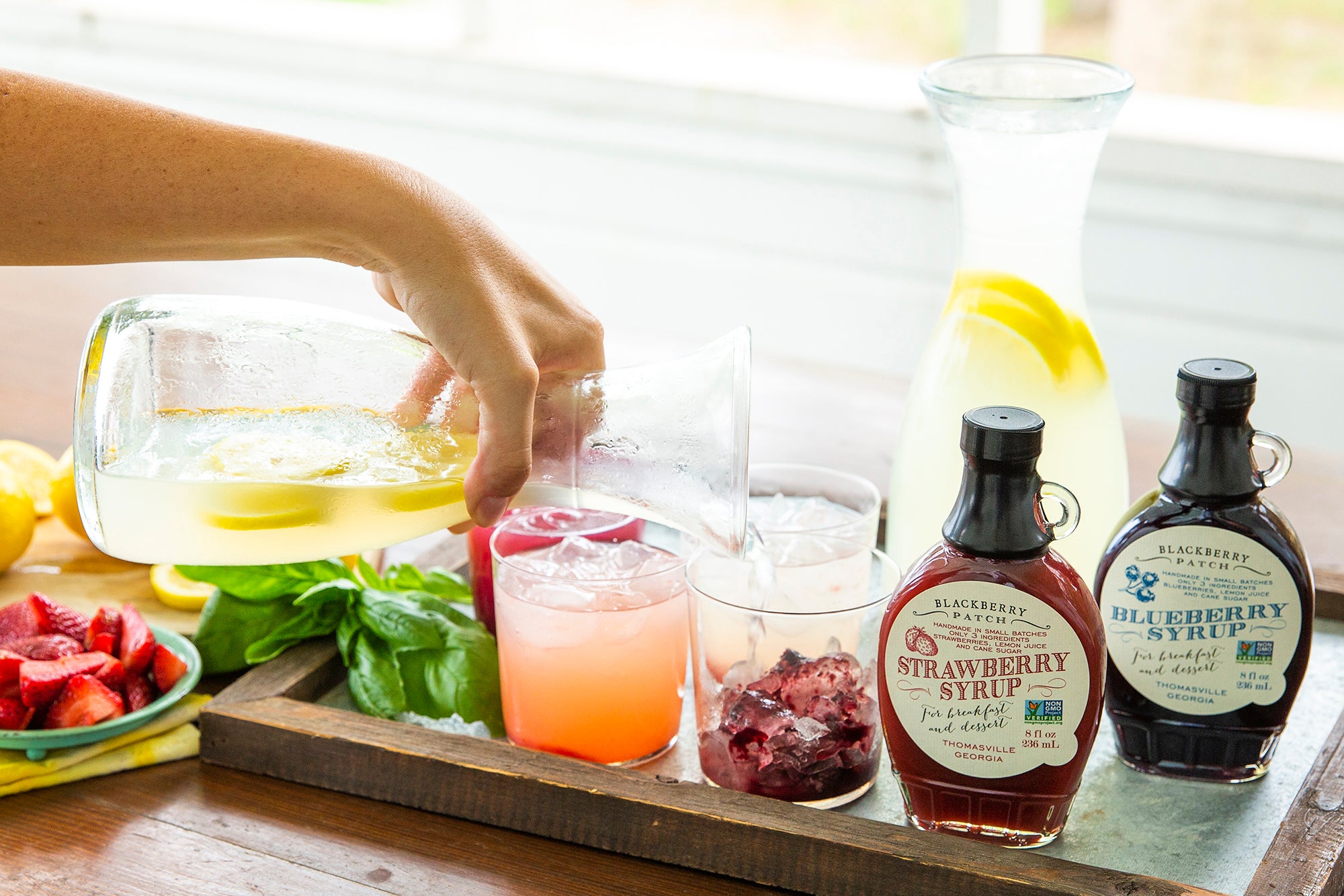 Recipe photo of Fruit Lemonade using Blackberry Patch Premium Syrups