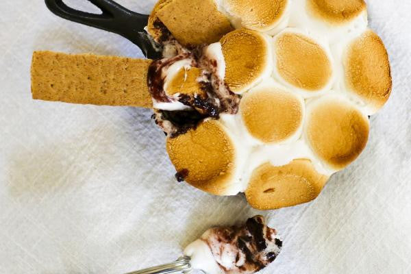Recipe photo of Indoor S'mores using Blackberry Patch Premium Raspberry Syrup