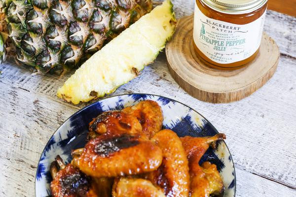 Recipe photo of Pineapple Pepper Chicken Wings using Blackberry Patch Pineapple Pepper Jelly
