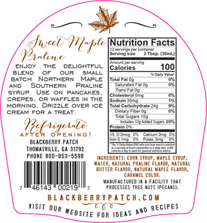 Maple Praline Classic Syrup