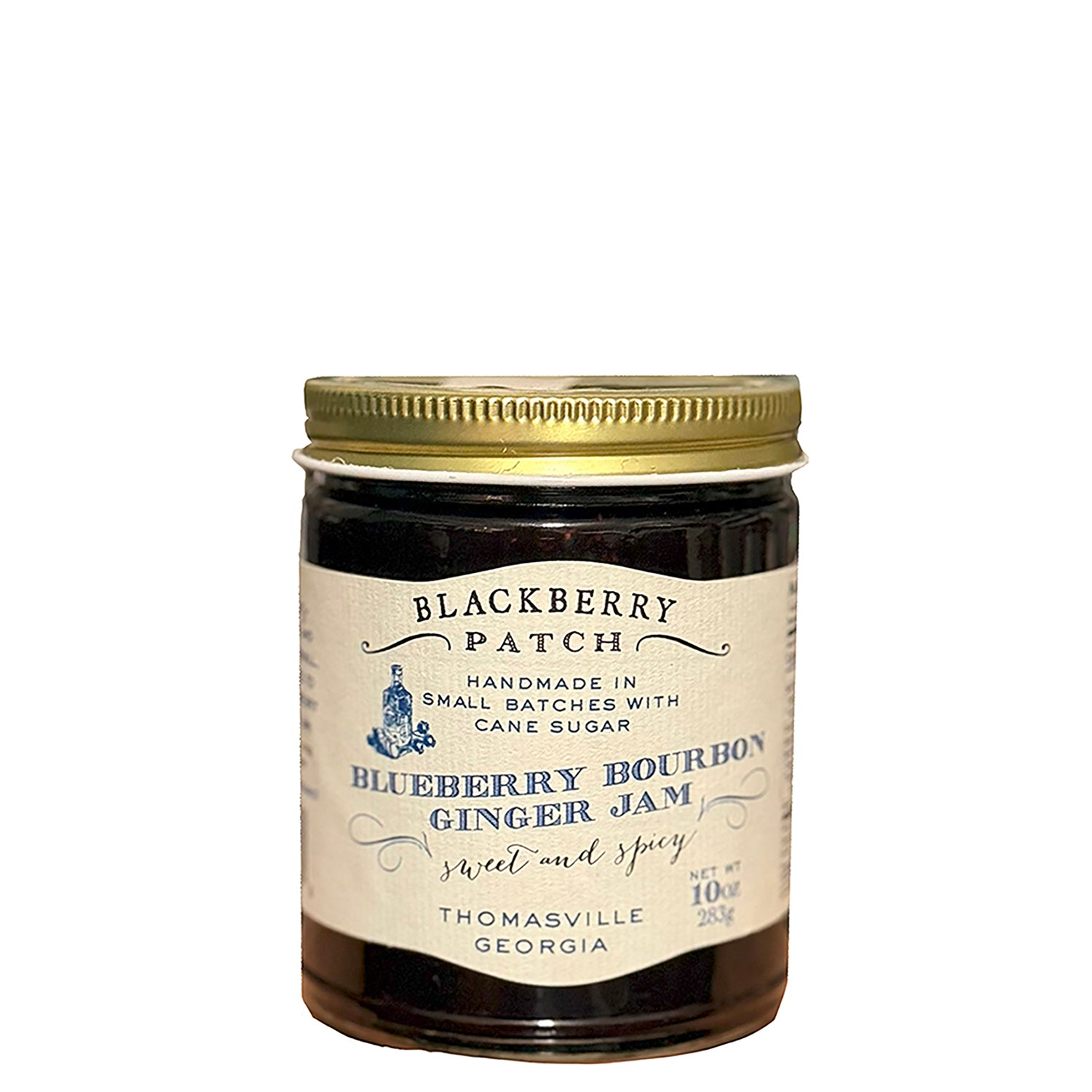 Blueberry Bourbon Ginger Jam