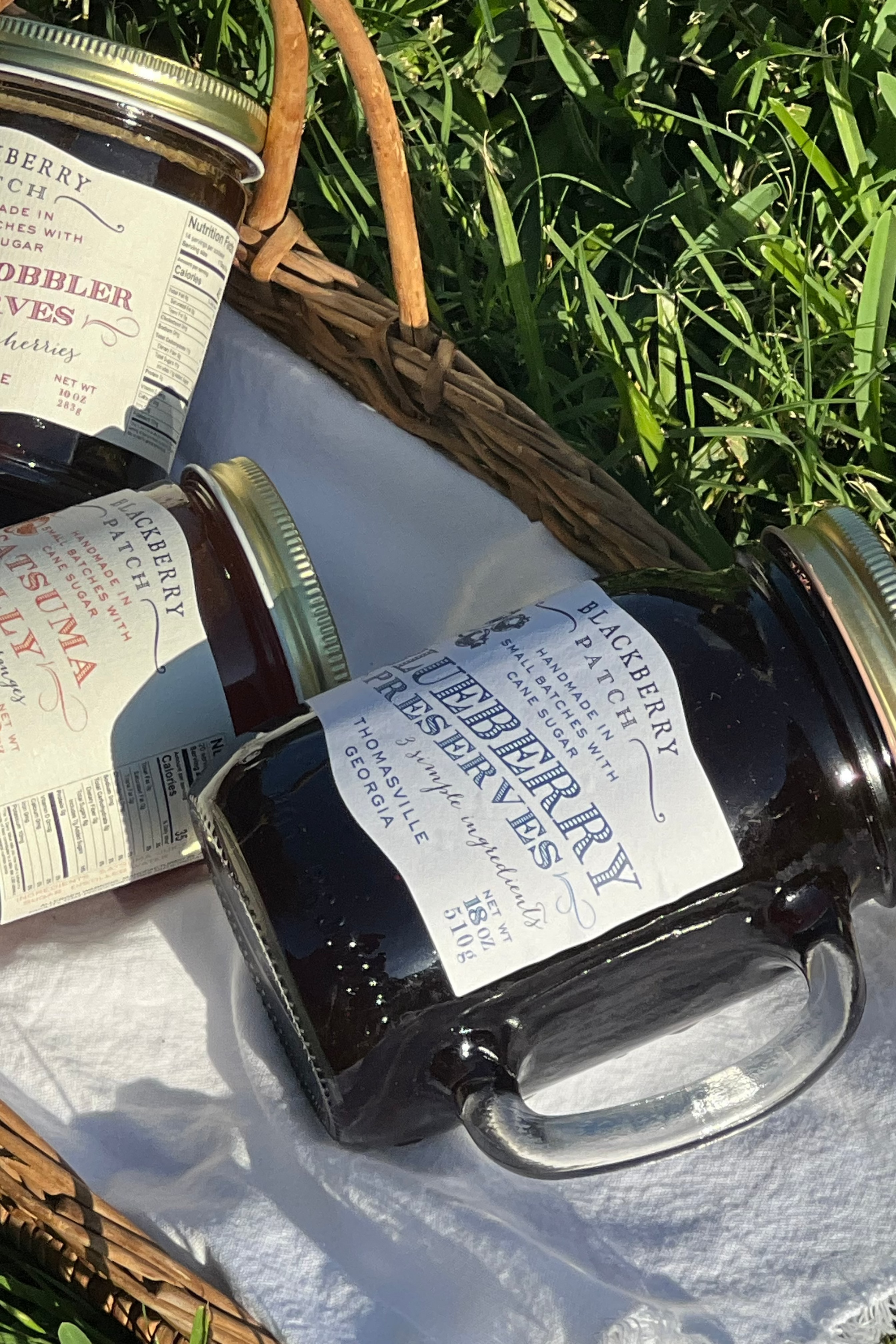 Handled Mug Blueberry Preserves - Blackberry Patch Fruit Syrups