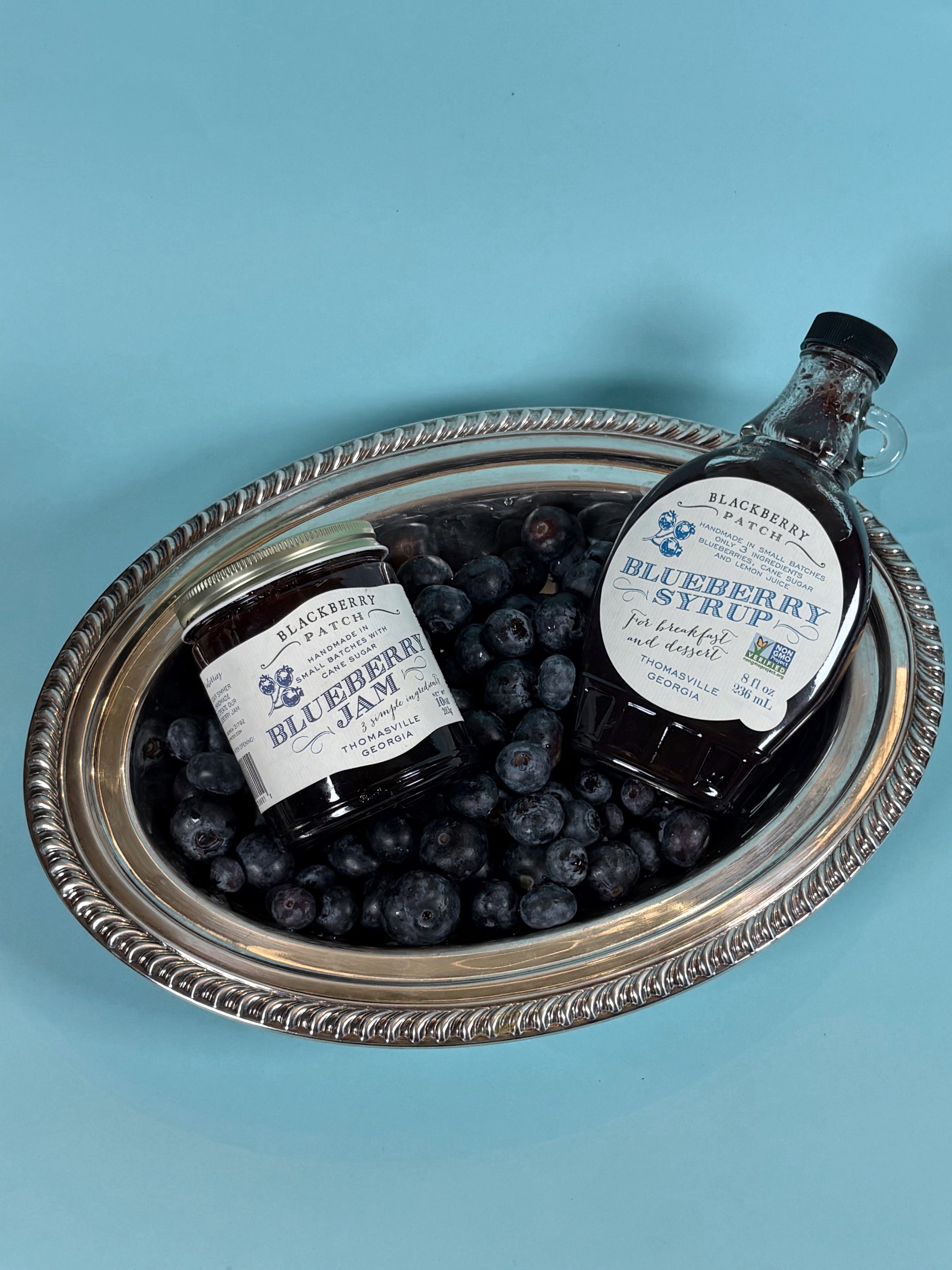 Blueberry Jam - Blackberry Patch Fruit Syrups, Preserves and