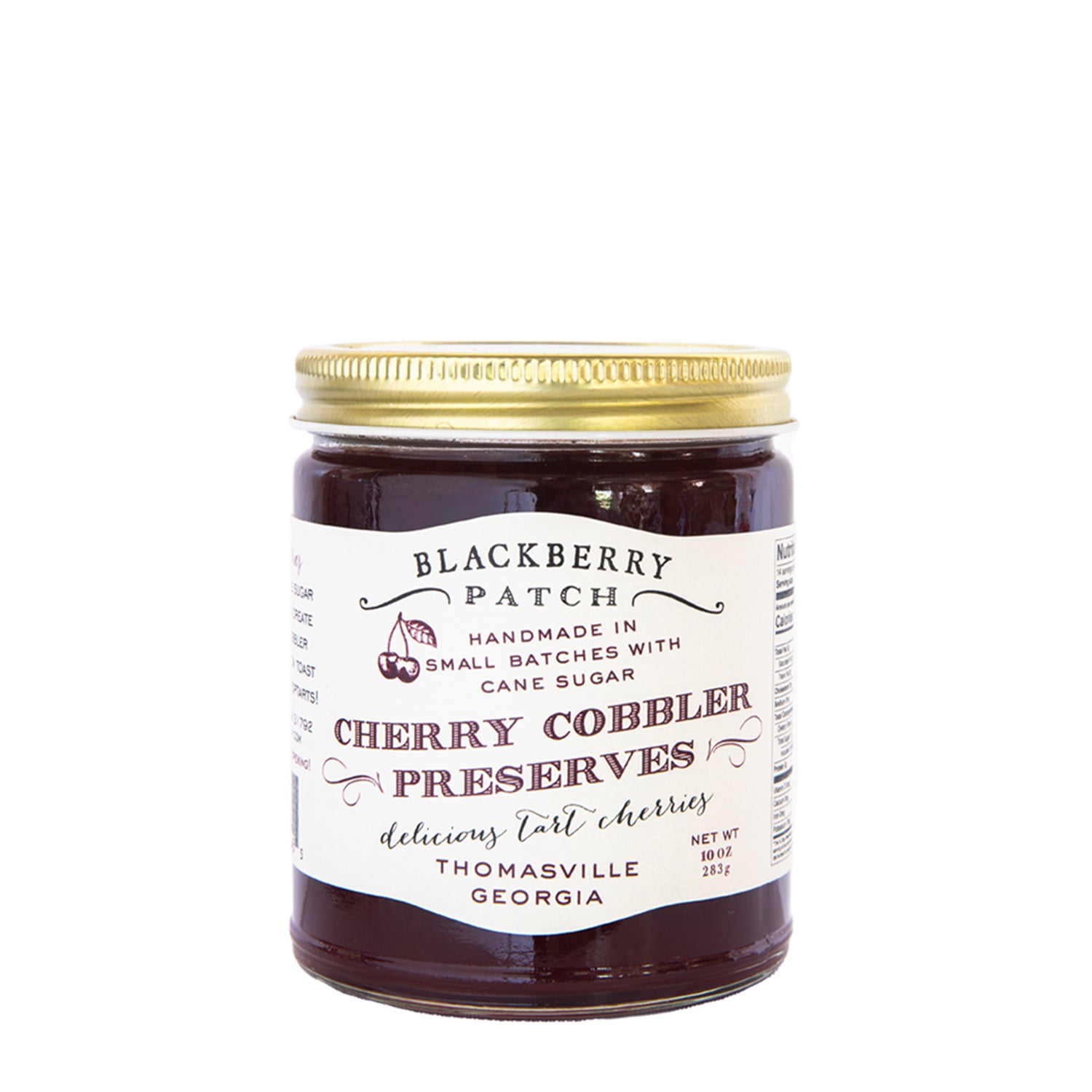 Cherry Cobbler Preserves - Blackberry Patch Fruit Syrups