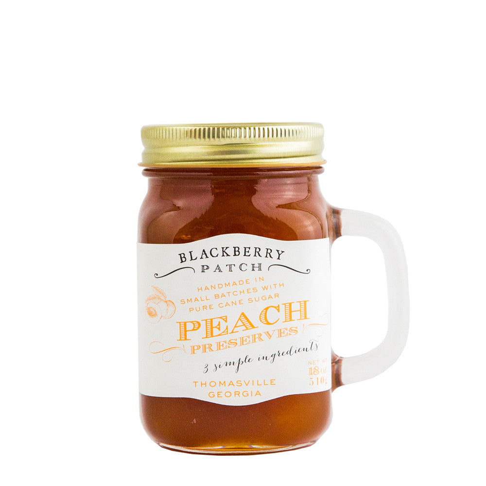 Handled Mug Peach Preserves - Blackberry Patch Fruit Syrups