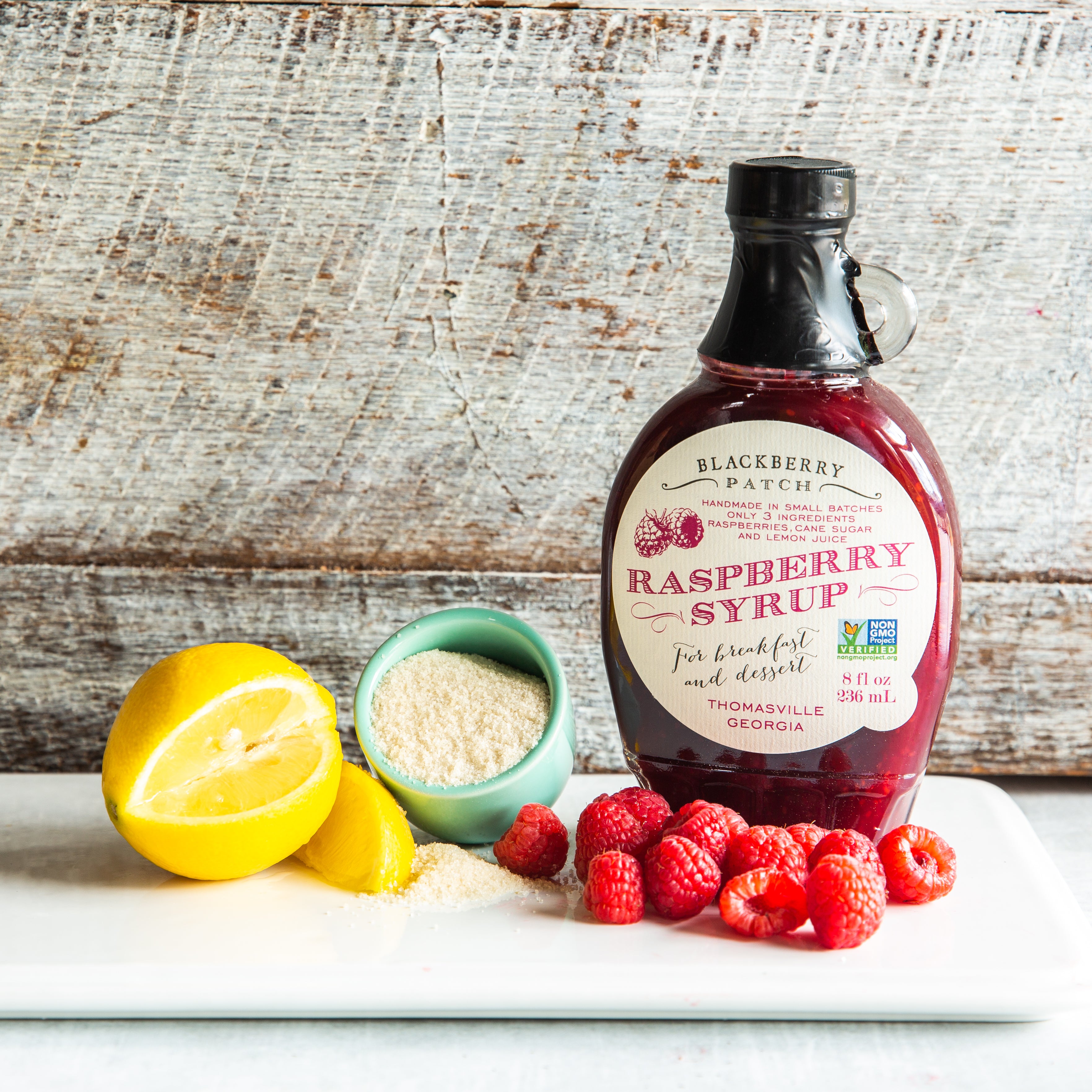 Raspberry Premium Syrup - Blackberry Patch Fruit Syrups, Preserves and ...